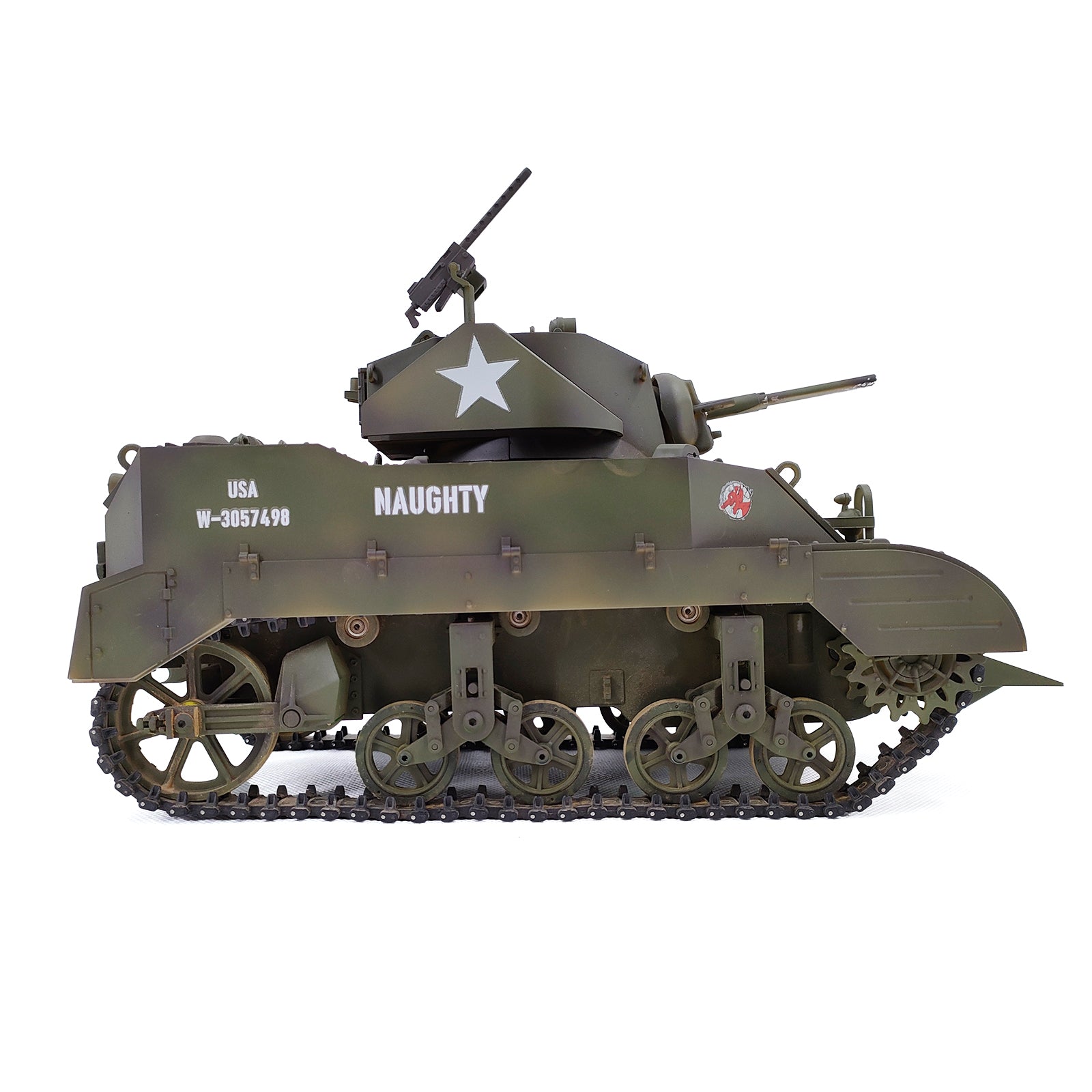 Duży czołg RC Stuart M5A1