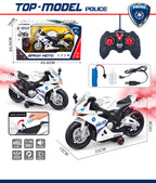 Policyjny motocykl zdalnie sterowany