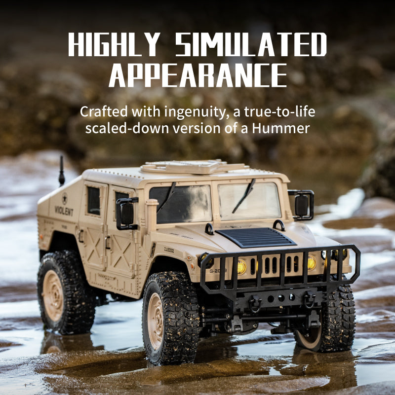 Samochód RC Hummer wojskowy 1:14