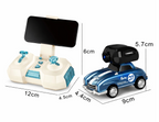 Samochód Mini z Kamerą HD  RC - Model Retro Niebieski