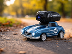 Samochód Mini z Kamerą HD  RC - Model Retro Niebieski