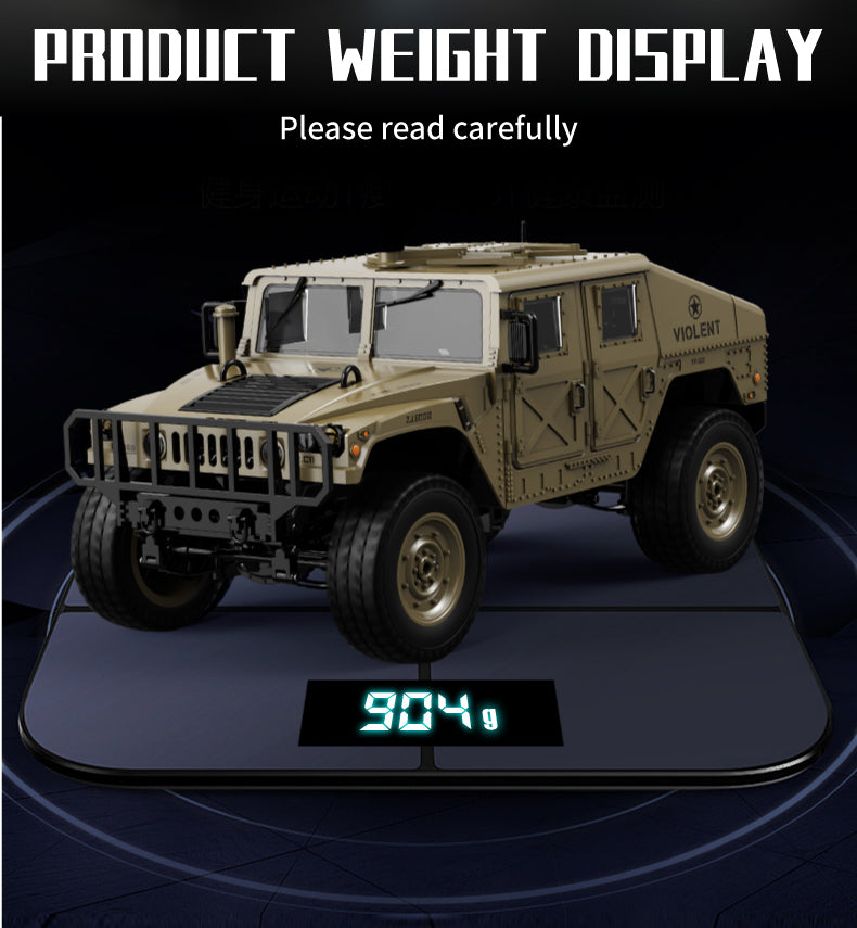 Samochód RC Hummer wojskowy 1:14